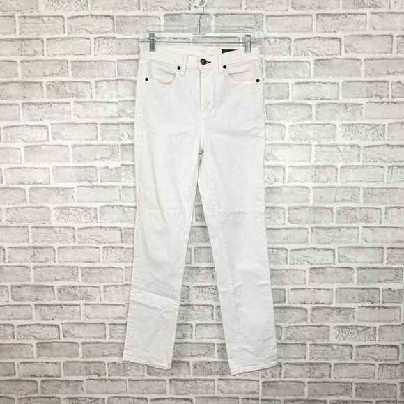 Rag & Bone NY Women's Size 26 Ankle Crop Denim Jeans in White - Picture 1 of 10
